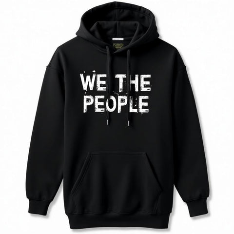 We The People Hoodie - Black