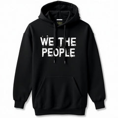 We The People Hoodie - Black
